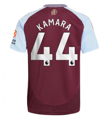 Aston Villa Boubacar Kamara #44 Primera Equipación 2024-25 Manga Corta